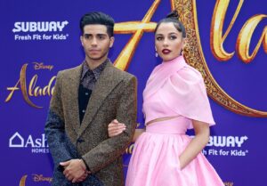 منا مسعود (Mena Massoud) و همسرش