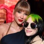 بیلی آیلیش (Billie Eilish) خواننده مشهور در کنار تیلور سویفت