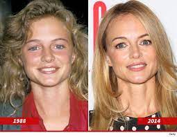 هدر گراهام (Heather Graham) در کودکی و بزرگسالی