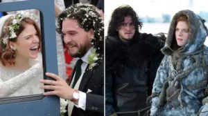 کیت هرینگتون (Kit Harington) و همسرش