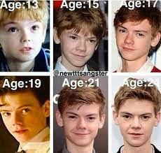 توماس سنگستر (Thomas Sangster) در کودکی و بزرگسالی