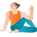 چرخش ستون فقرات نشسته (آردا ماتسیاندراسانا ساده)